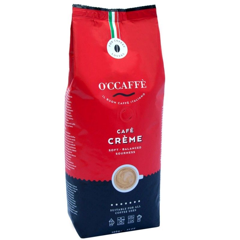 Kawa ziarnista O'CCAFFE Cafe Creme 1kg